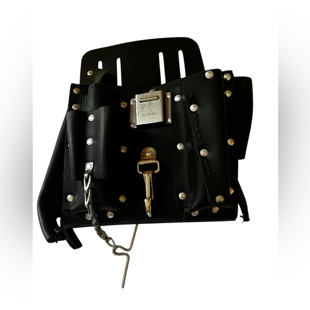 Klein Tools Black Leather Tool Pouch
